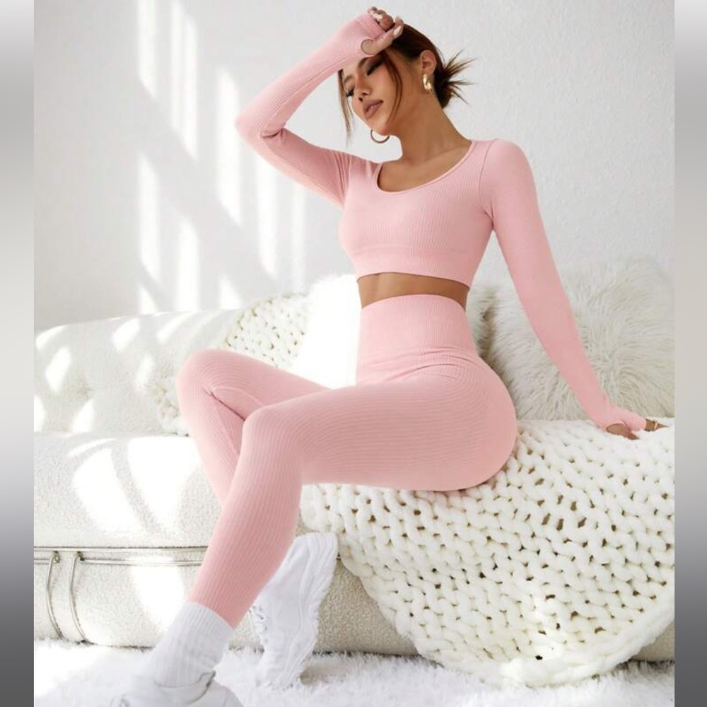 Pink gym set
